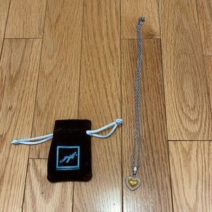 Gift  by Diamonds International heart necklace new